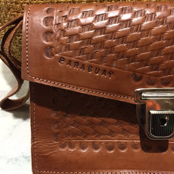 VINTAGE SADDLE LEATHER CLUTCH PURSES - Picture 10 of 11